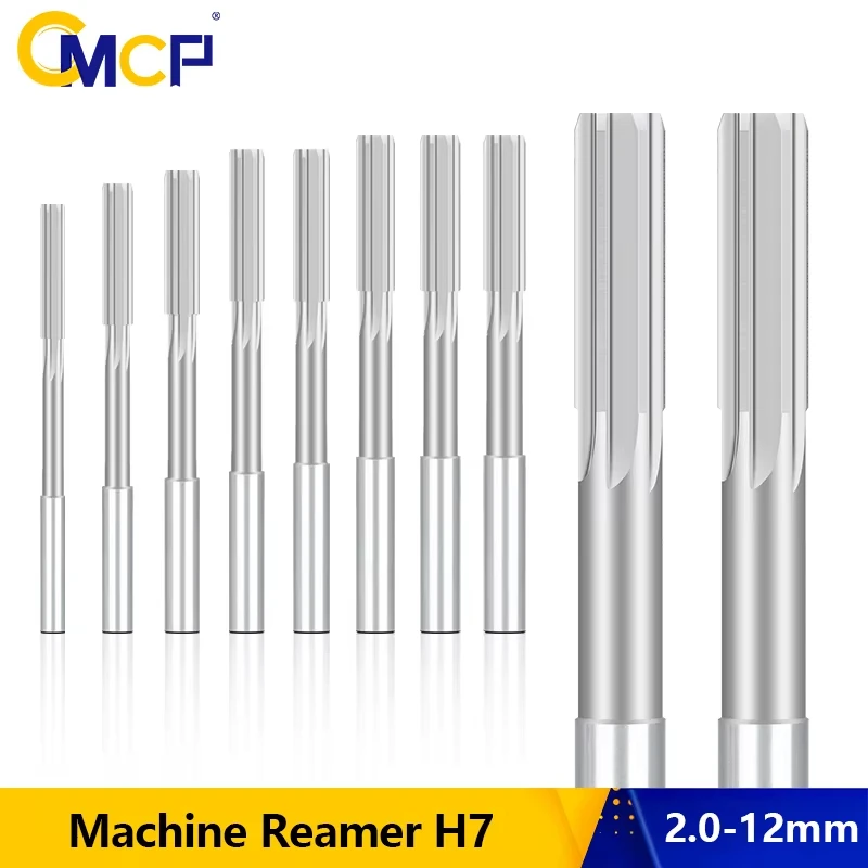 CMCP 1 Stück HSS-Bohrer H7 2,0-12mm Maschinenbohrer mit Geradem Schaft Fräsbohrer
