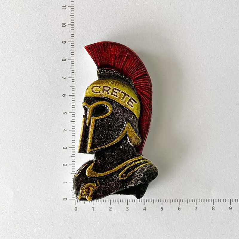 كريت مغناطيس الثلاجة اليونان تذكارية الأشعة فوق البنفسجية الطباعة ثلاثية الأبعاد الحرفية الراتنج مغناطيس الثلاجة ملصق جمع هدية ديكور المنزل