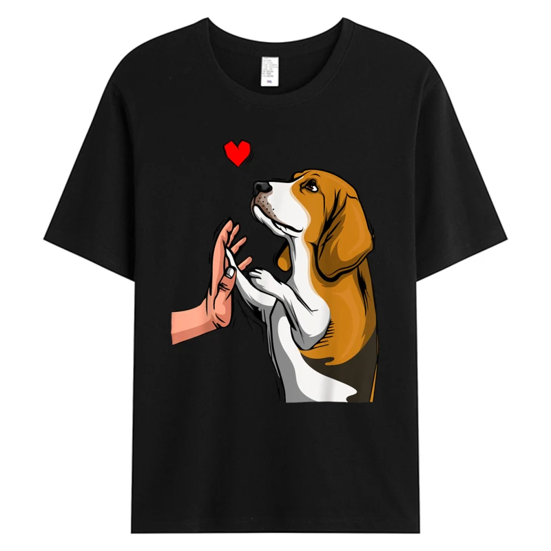 

Beagle Love T-shirt Unisex Dog Women Men's Cotton Fabric Tshirt Graphic Fashion T-shirts For Men Oversize Tee Shirts Print