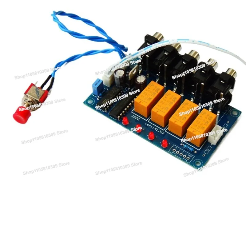 4-Channel 4-channel Audio Input Selection Board/audio Source Audio Switching/signal Input Selector, Automatic