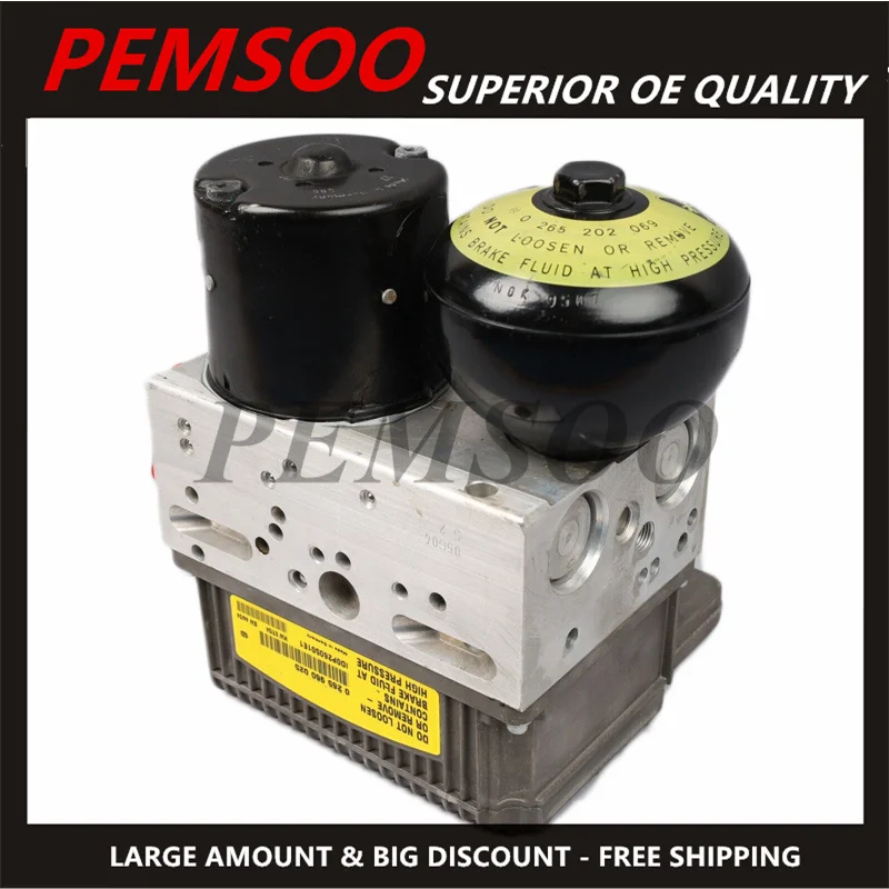 Anti-Lock Brake Part System Module 0265960029 0054318012 ABS Pump for Mercedes-Benz SL55 SL65 SL500 CLS55 E55 E320 Refurbished