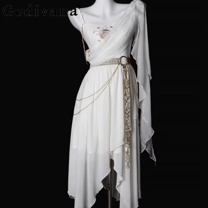 

Party Costumes Dress Women Halloween Tears of Themis Lolita Dress Girls Greek Goddess Cosplay Elegant Irregular Dress