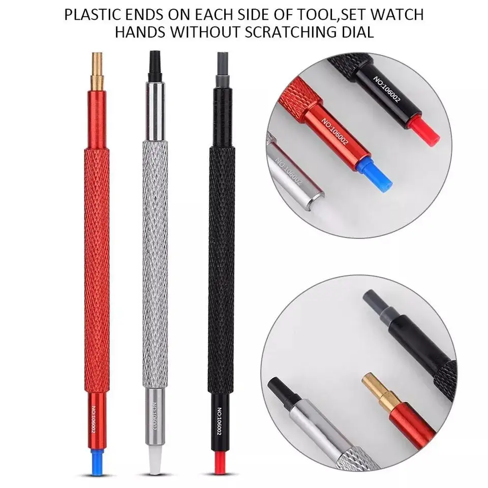 3pcs/lot Watch Hand Pressers Watch Hand Pusher Fitting Set Watchmakers Repair Tool Set