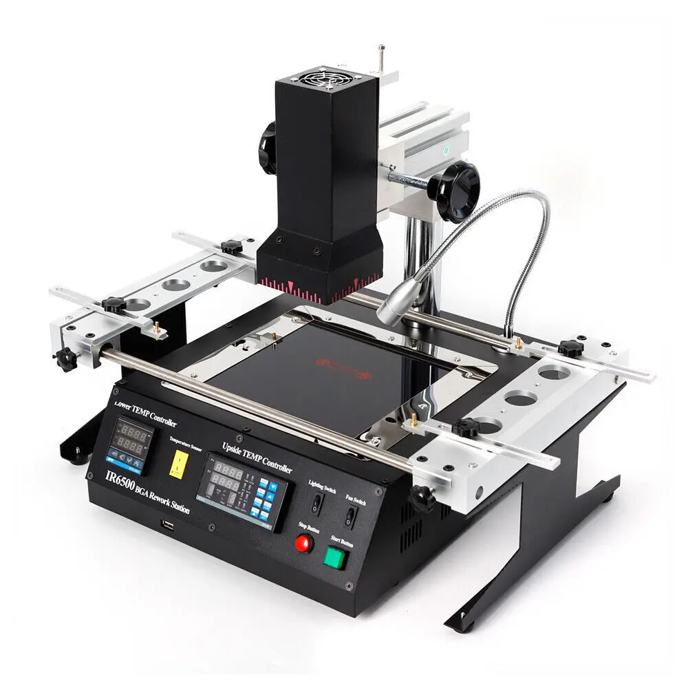 1250W 110V BGA Rework Station US Plug PC USB Control Infrared Soldering Machine for Motherboard Repair
