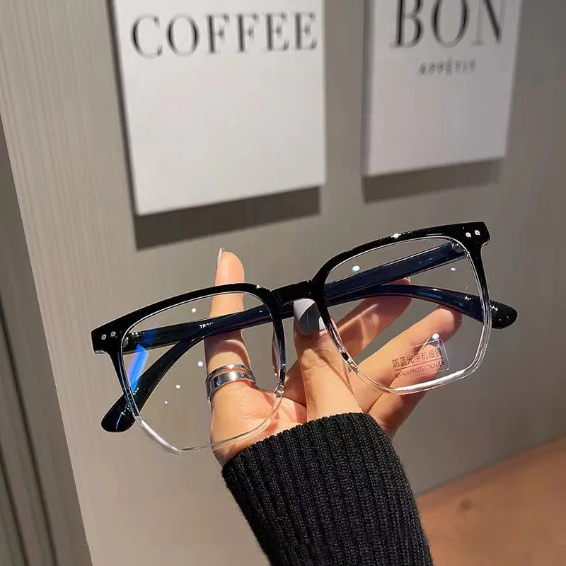 1pc Runde Brillen Transparent Computer Gläser Rahmen Frauen Männer Anti Blau Licht Blockieren Gläser Optische Spektakel Brillen – Detail 8