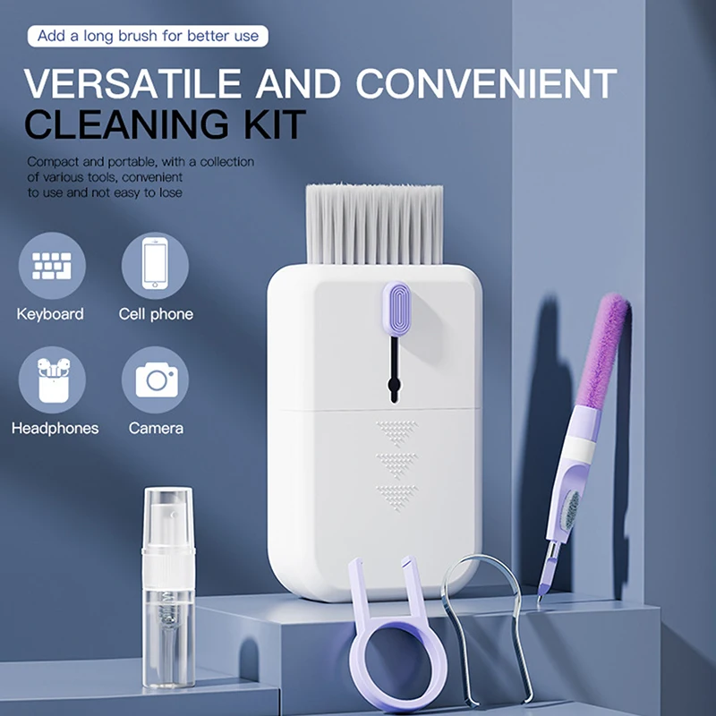 Multifunctional Cleaning Kit Computer Keyboard Cleaner Brush Phone Screen Clean Headphone Digital Product Cleaning