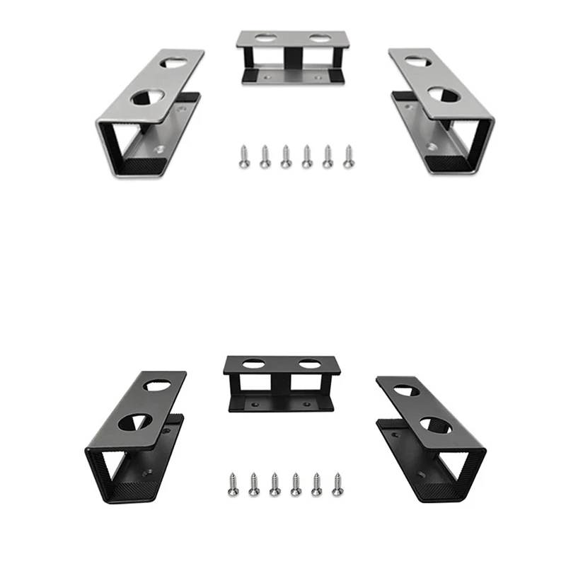 3 Pieces Of Off-Stage Laptop Bracket, Under-Table Bracket Is Suitable For Laptop, Under-Table Laptop Tray