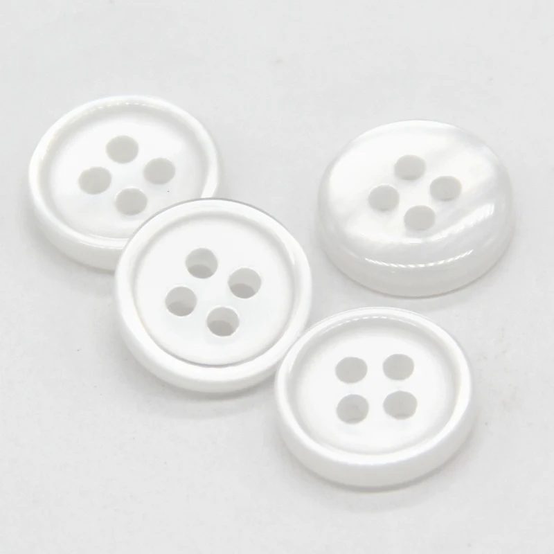 HENGC 9/10/11mm Small Transparent Resin Shirt Buttons For Clothing Dress Skirts Doll Mini Decorations DIY Crafts Black Wholesale