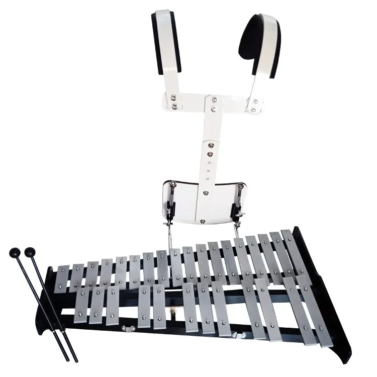 

Factory wholesale aluminum folding 30/32/37 notes marching glockenspiel xylophone for band performance