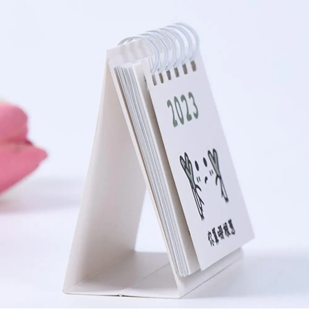 Office Calendar  Lovely Mini 2023 Calendar Table Decoration  4 Styles Calendar Decor