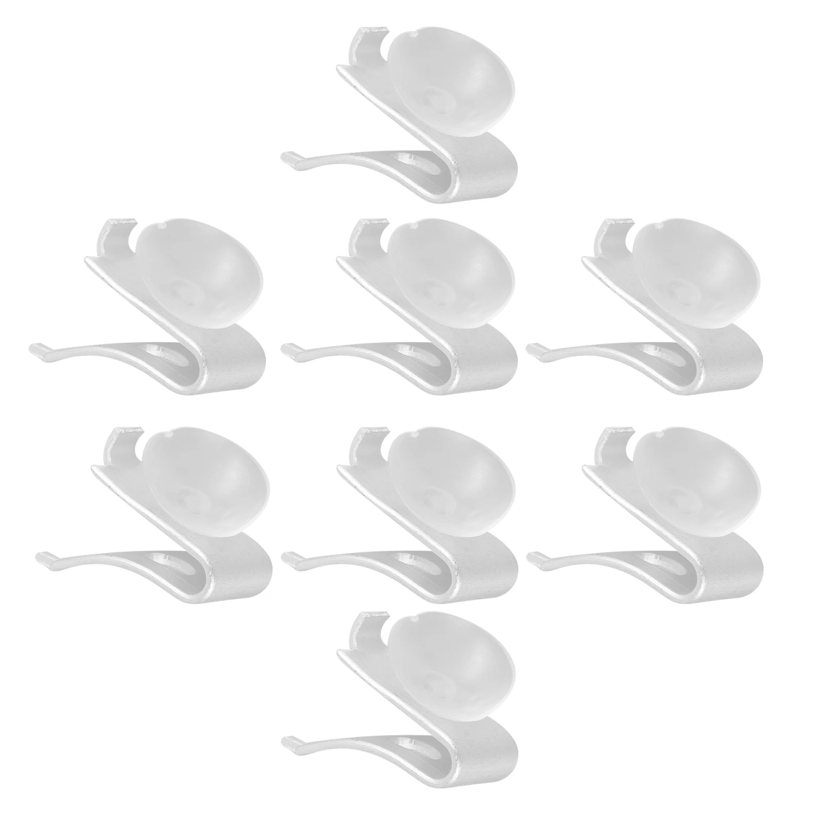 

8pcs Shelf Support Clips for Cabinets Furniture White Strong Durable Metal Hardware Bookcase Shelving Accessories