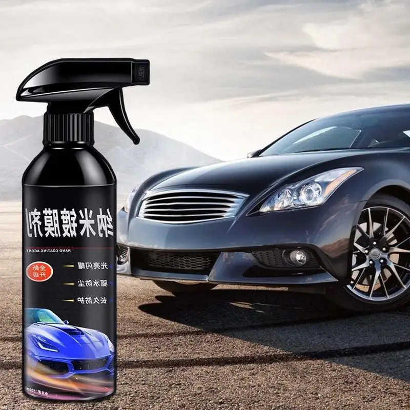 Car Coating Agent Nano Spray Intense Gloss Ceramic Coating Nano Spray 500ml Dustproof Car Gloss Shine SprayNano Spray Coating