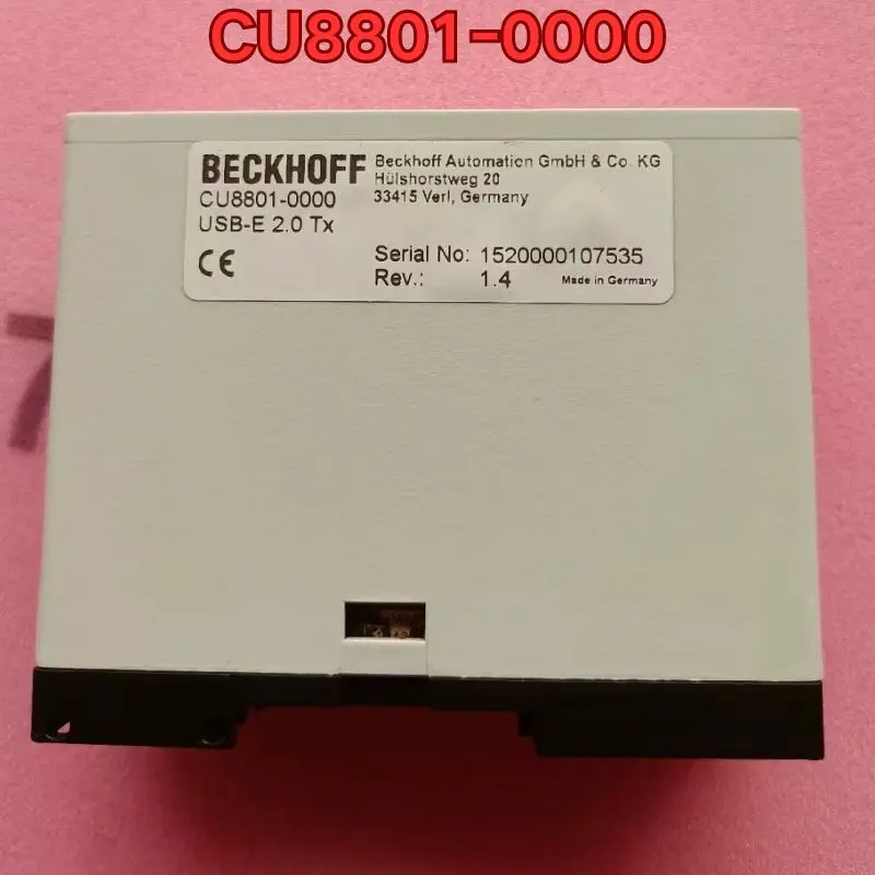 Second-hand PLC module CU8801-0000 function test is normal The latest quotation in November 2025