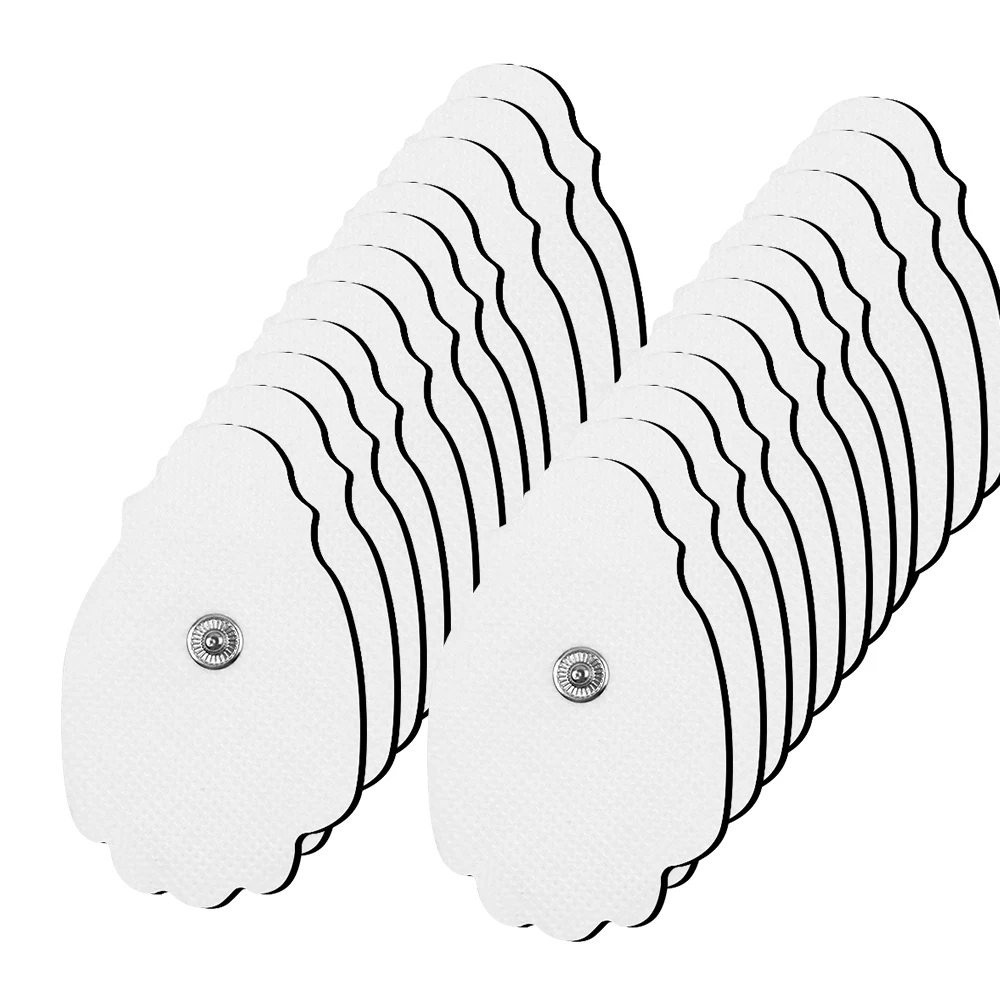 10/20Pcs Self Adhesive TENS Electrode Pads Reusable Electrodes Patch Replacement for EMS Muscle Stimulator Pulse Body Massager