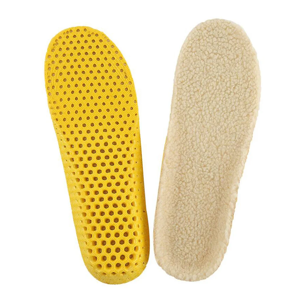

2pcs Warm Insoles Winter Thickened Shoe Inserts Foot Care Pads For Sports Running Jogging Climbing Basketball