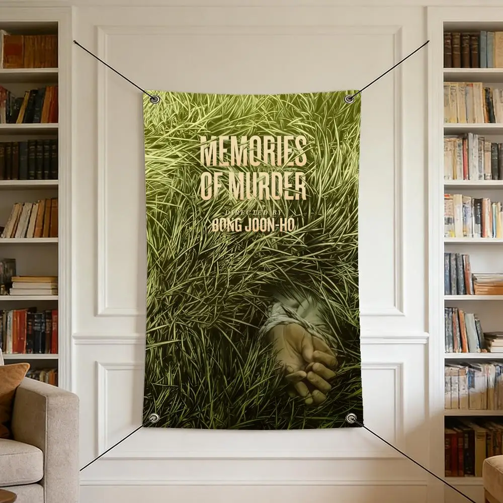 Movie M-Memories o-of M-Murder Flags Warm Home Flag 4 Grommets Wrinkle Free Indoor Outdoor