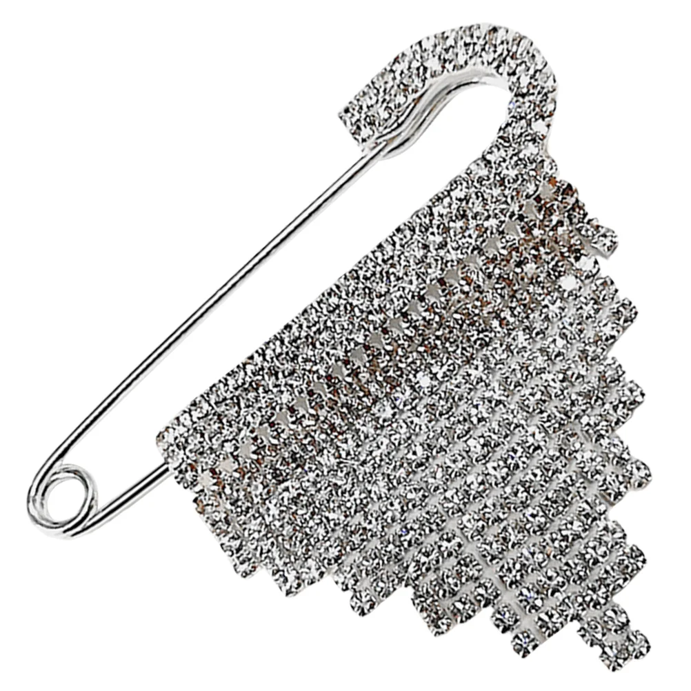 

Boutonniere Pins Brooch Rhinestone Fashion Tassel Brooches for Women Chic Corsage Party Business Suit Backpack Crafts