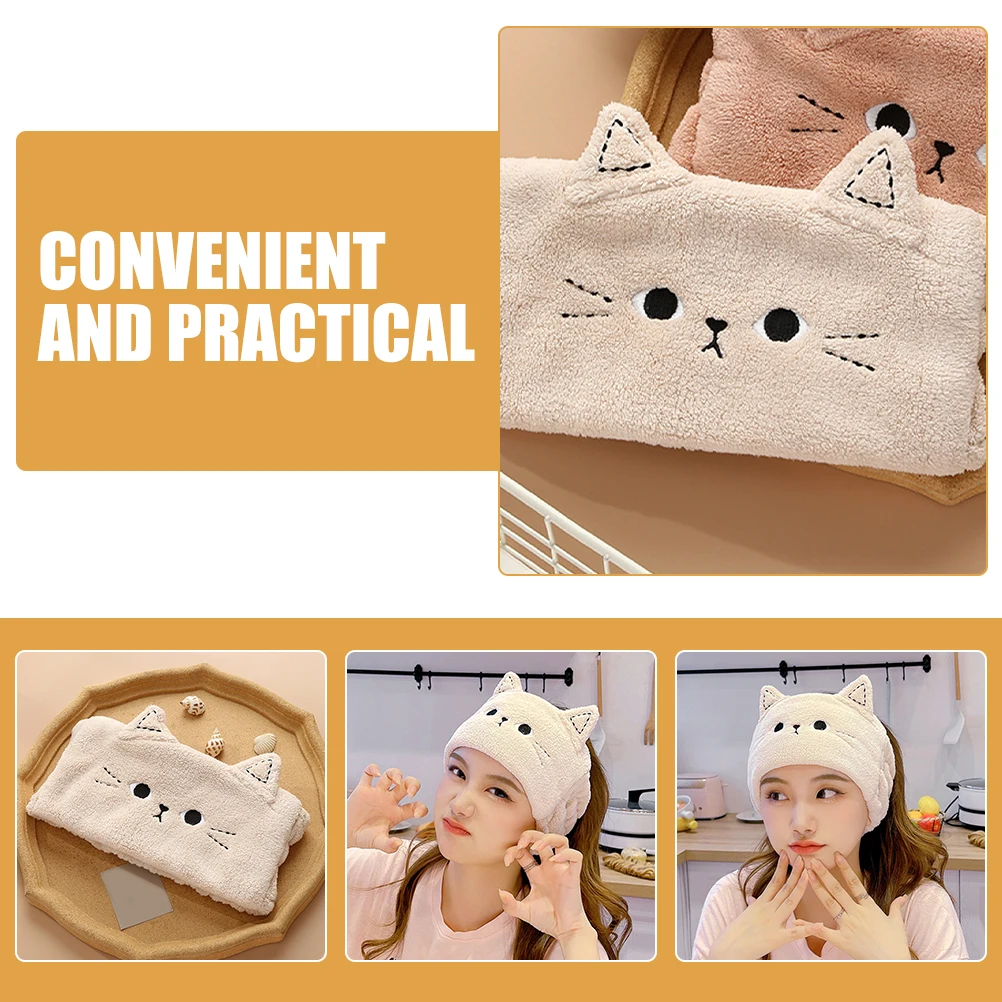 

Cat Ears Headband Skincare Face Wash Headbands Makeup Spa Hair Band Lightweight Flexible Design Must Have Accessory Suitable