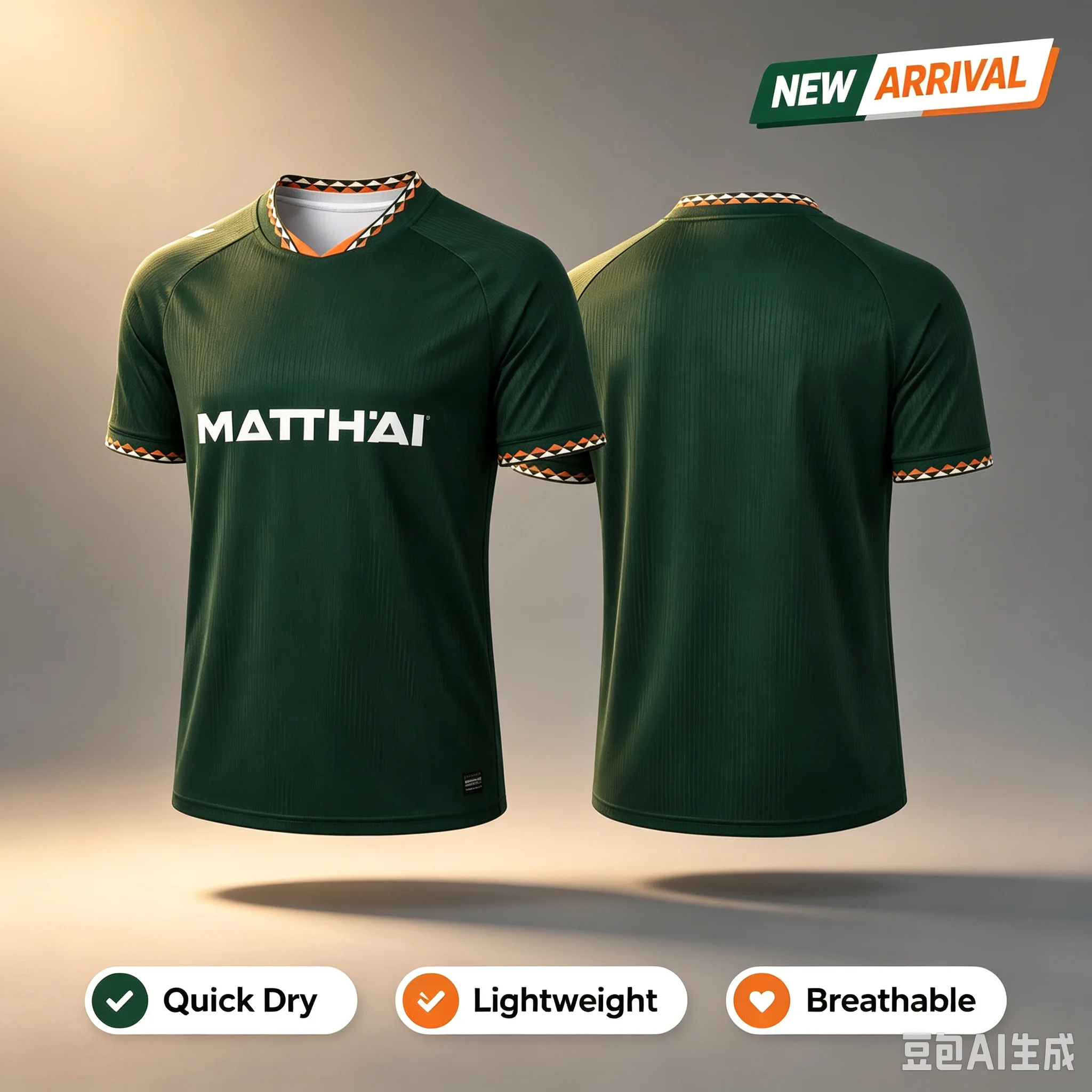 2026 Lightweight Fan  Soccer Comfortable New Men T Shirt Women Tee Children Parent Child Quick Dry Short Sleeves