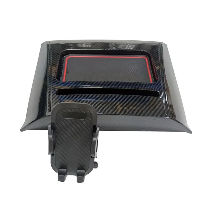 

High Quality Car Center Console Dash Tray Phone Holder Mount Dashboard Storage Box Organizer For Ford Mustang 2015-2018 Replacem