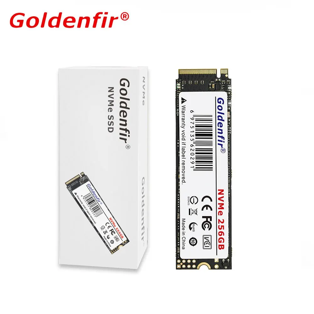 Goldenfir ssd nvme3.0 256gb m.2 pcie 128gb 512gb 1tソリッドステートディスク2280内蔵ハードドライブラップトップ用デスクトップtlc/qlc