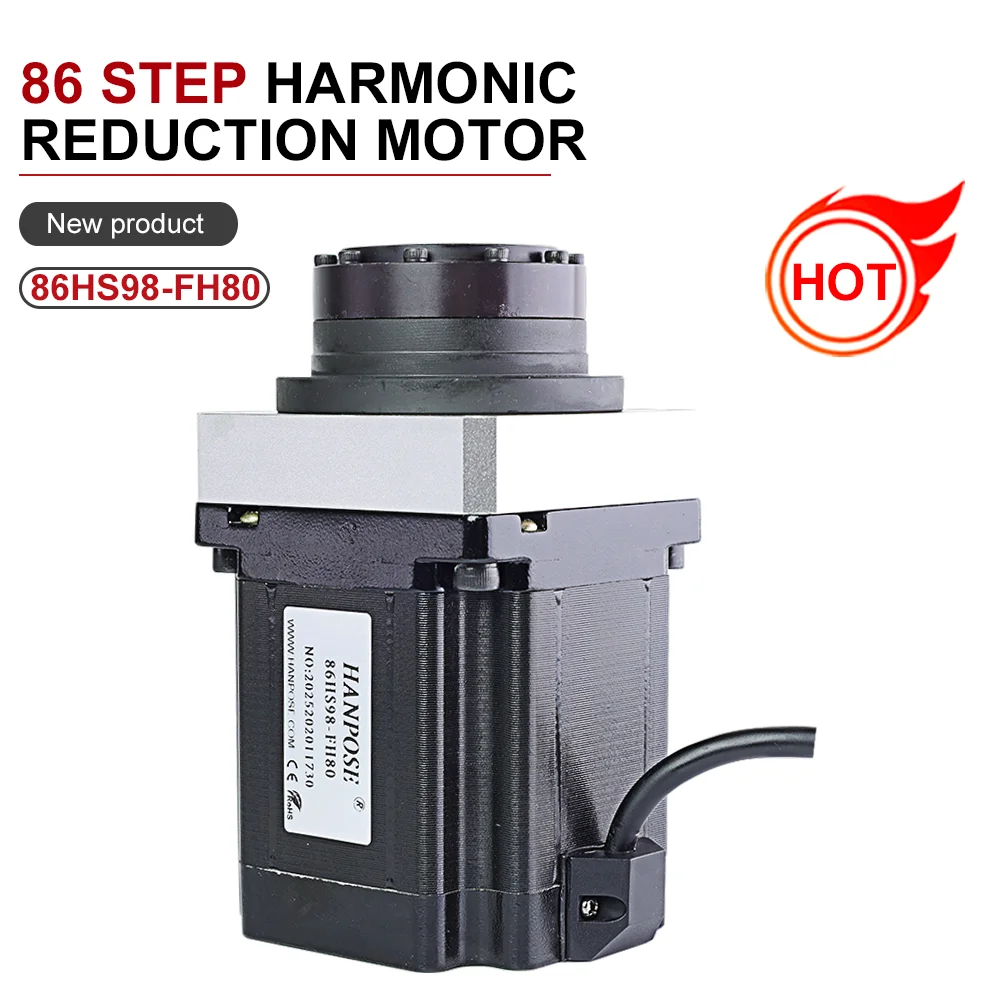 NWMA34 IG86 Harmonic Drive Integrated High-Precision Geared Motor for Robot Joints, Closed-Loop Drive Integration.