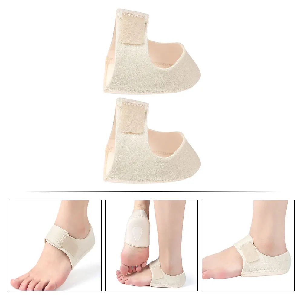 

1Pair Cover Protective Cushion Anti-Slip Wear-Resistant Heel Protector Support Foot Care Heel Sleeve For Daily Use