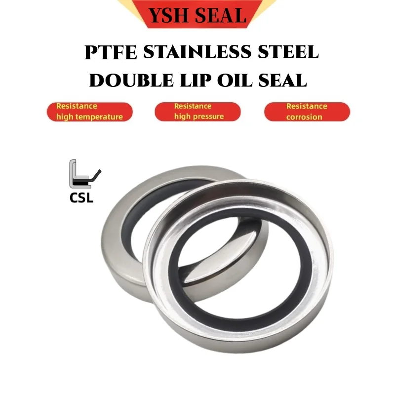 Compresor de aire PTFE 15*20*22*32*35*30/32/35/45/47/52/55*5/7/8/11mmB2PT sello de aceite de alta velocidad de acero inoxidable