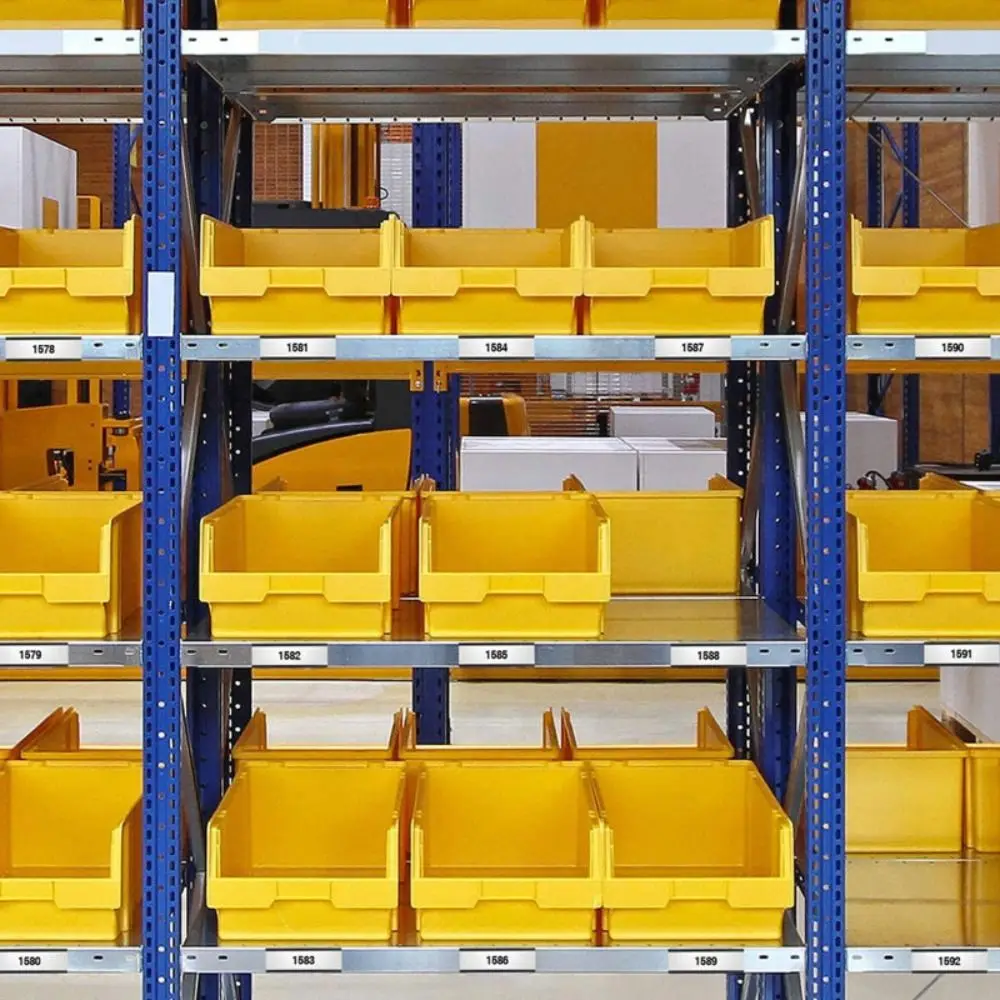 

White Paper Cards Magnetic Label Holder Protective Film Strong Magnet Shelf Label Holder Mess Free Adjustable