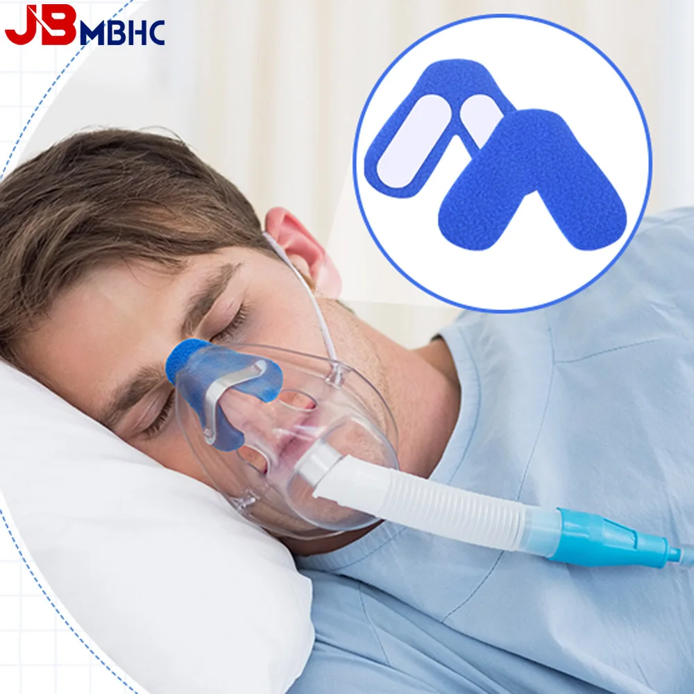 1/2 pezzi naselli per maschera CPAP maschere per Apnea del sonno accessorio confortevole protezione nasale fodere per maschere per il sonno cuscino