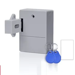 Invisible Door Lock Cabinet Locker Smart Electronic Furniture Wooden Door Locks EMID Card Unlock for Wardrobe Furniture Hardware