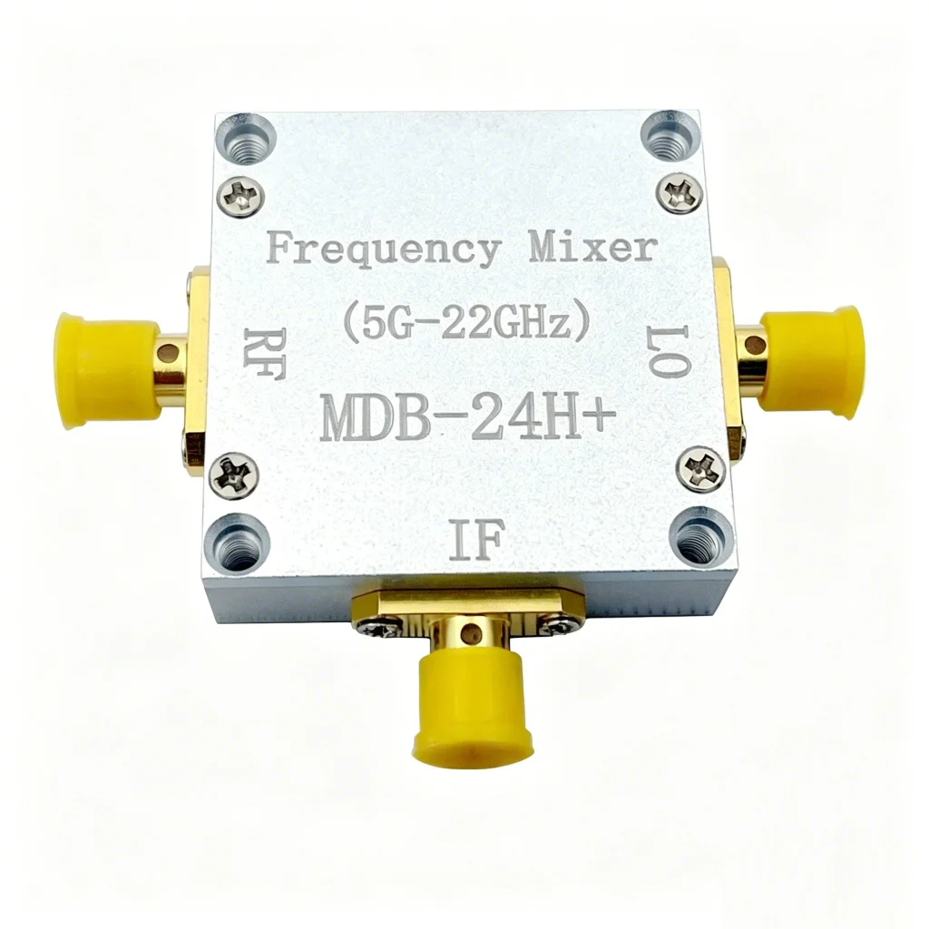 5G-22Ghz Broadband Mixer MDB-24H+ SMA RF Up Down Converter LP/IF HIGH Frequency Mixer F/ HAM Radio Amplifier Communication Radar
