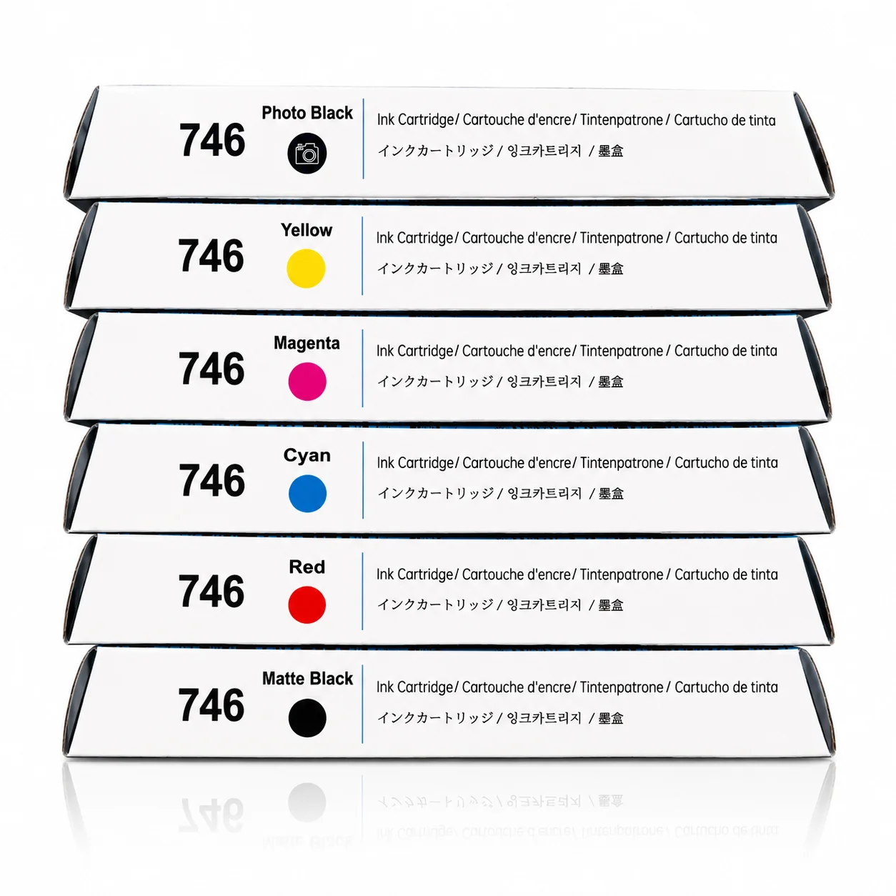 For HP 746 747 Ink Cartridge 300ML Compatible DesignJet Z6 & Z9+ Printer P2V78A P2V79A P2V80A P2V81A P2V82A P2V83A P2V84A