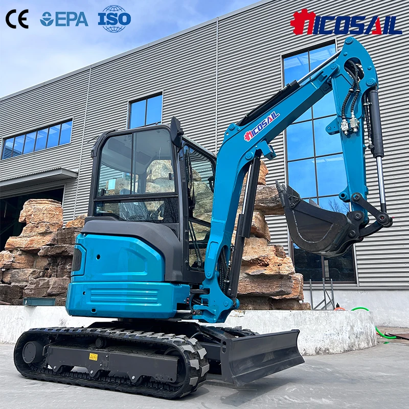 

Гидравлический мини-экскаватор NICOSAIL OKW35E, 3,5 тонны, с нулевым выносом задней части, малогабаритный, двигатель Kubota