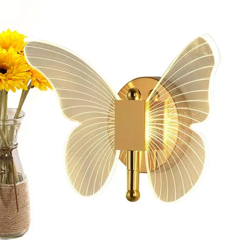 

Butterfly Wall Lamp Butterfly Night Lights Dimmable LED Wall Light Indoor Night Lamp For Bedroom Restaurant Hallway