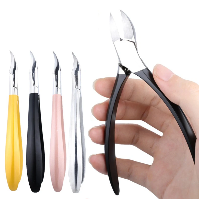 

Paronychia Improved Stainless steel nail clippers trimmer Ingrown pedicure care professional Cutter nipper tools feet toenail
