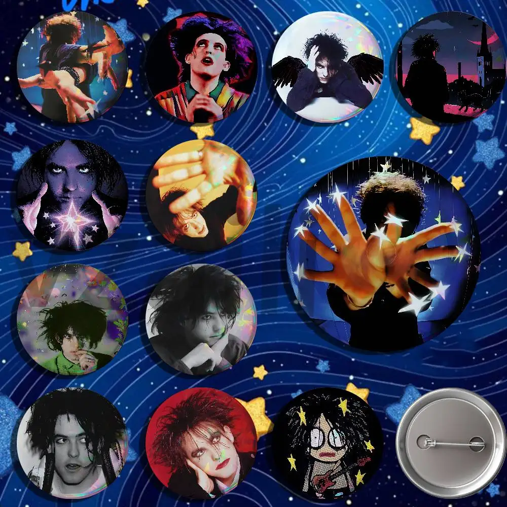 C-Cure R-Robert Smith Button Pin Single Pack Anime Merch for Ita Bags Badge Collectible Buttons TH