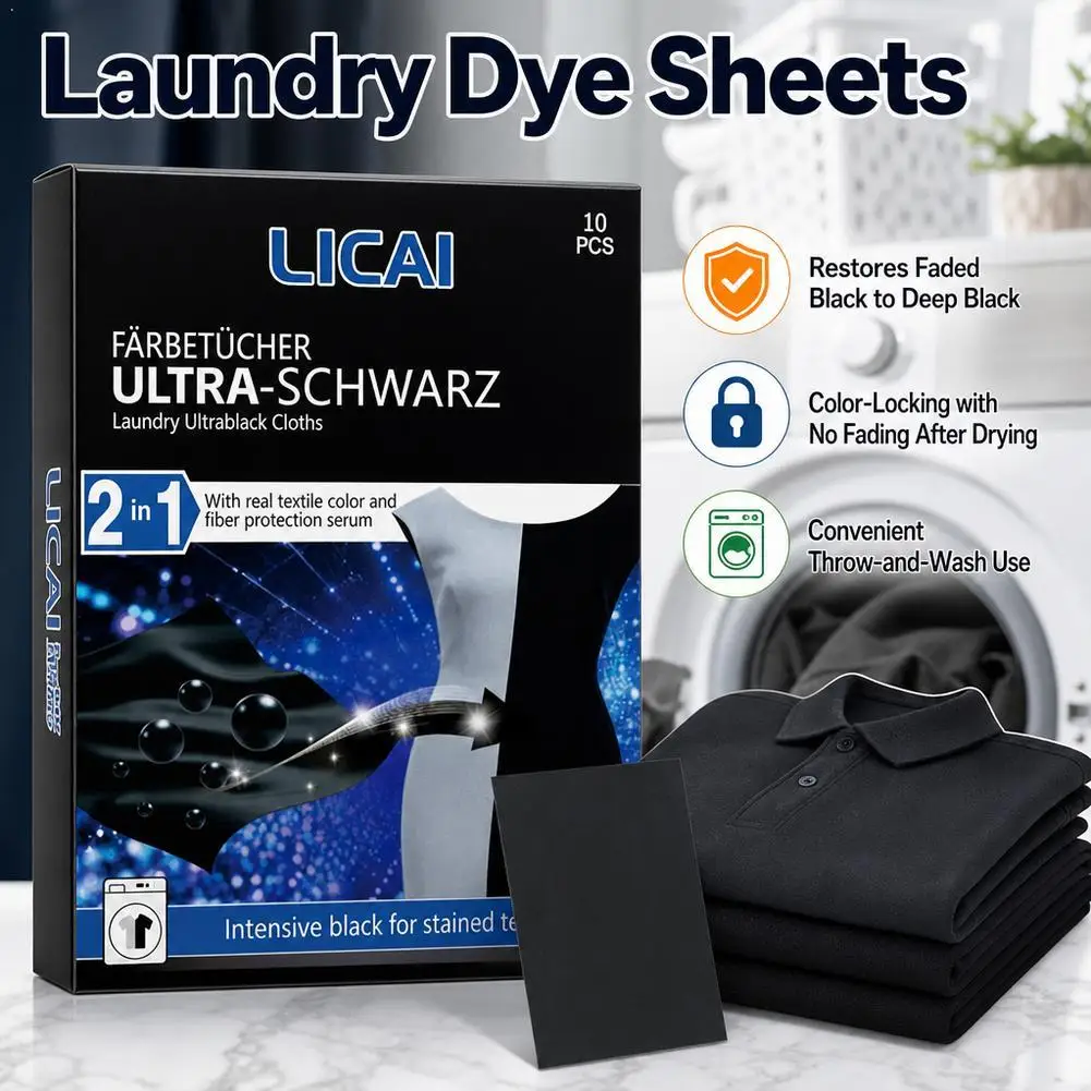 Fabric Dye Restore Color Long-Lasting Laundry Supplies 10/20pcs Fabric Paint Dark Tablets for Cotton Linen Wool T-Shirts Shoes