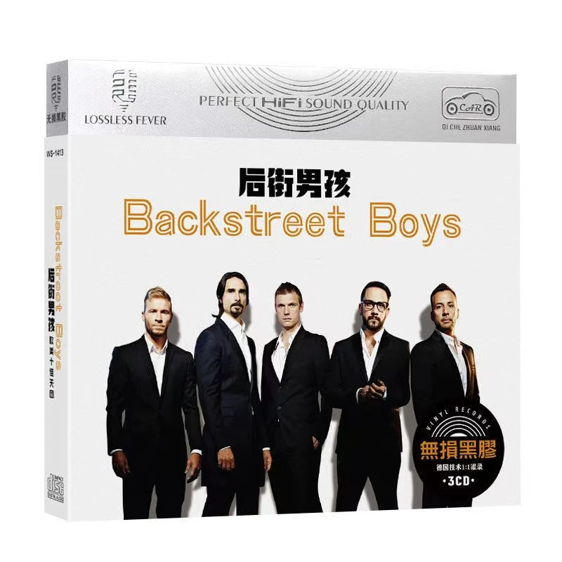 BSB Backstreet Boys Nick Carter Music CD Classic Pop Album Everybody 3pcs Music Record Cosplay Walkman Car Soundtracks Box Gifts