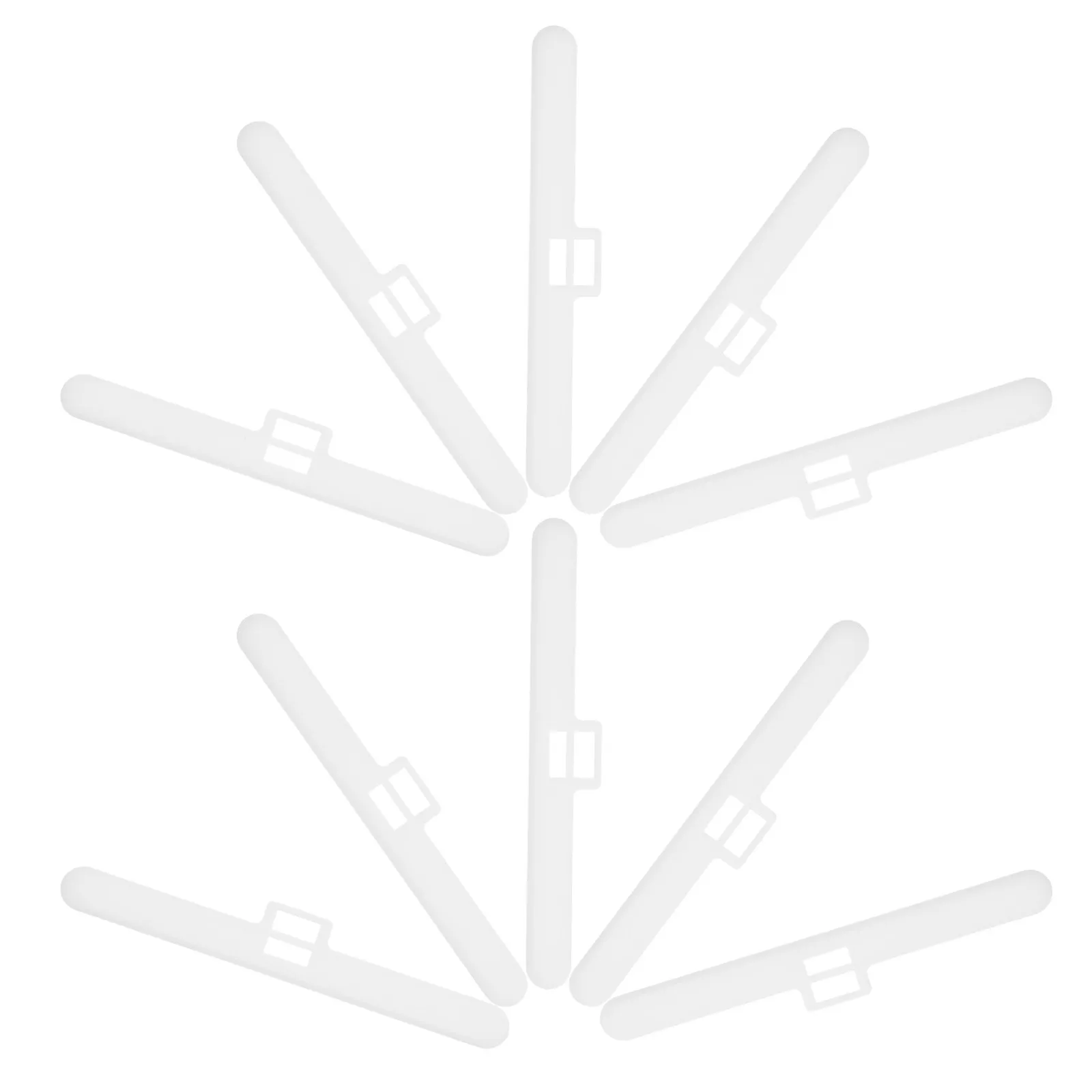 10Pcs Vertical Blind Repair Parts Double Hole Plastic Slats Replacement Blinds Accessories Vertical Blind Replacement