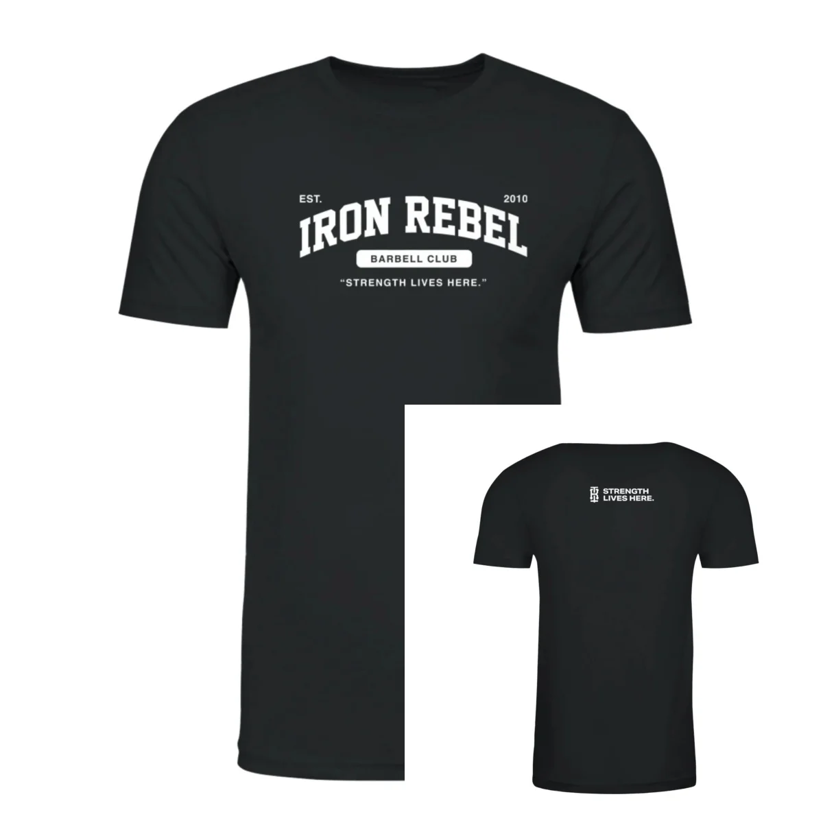 2026 Barbell Club (Black) Premium Fitted Gym T-shirt _ Perfect for Bodybuilders & Powerlifters