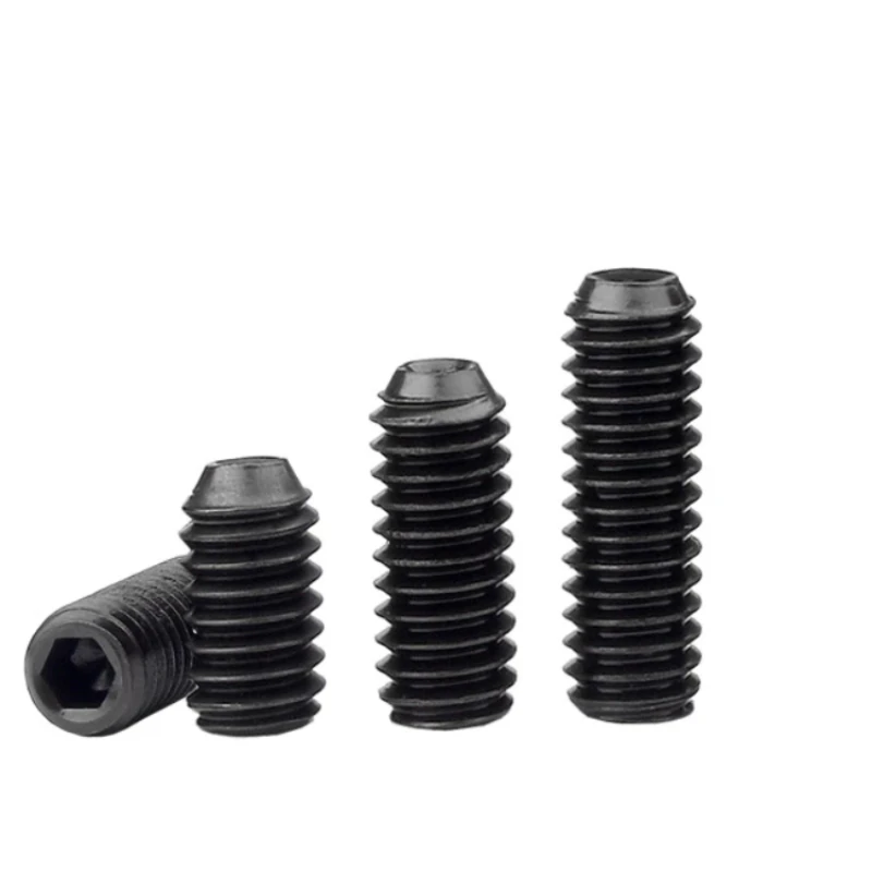 Maosu BSW 1/8 5/32 3/16 1/4 5/16 3/8 1/2 5/8 Inch Grade 12.9 Hex Socket Cup Point Set Screws Headless Concave End Grub Bolt