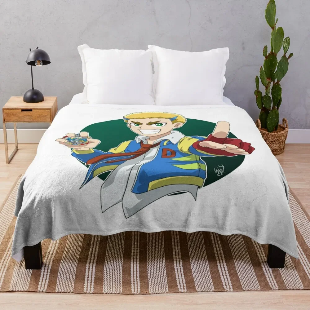 

Drum / Dante Koryu From Beyblade Burst Rise / GT Throw Blanket Vintage Soft Beds Blankets