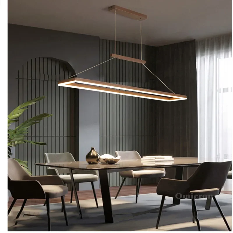 Minimalista oro/caffè ristorante lampadario Nordic cucina lampadario a soffitto AC85-265V