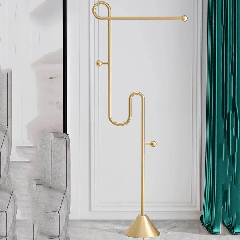 رفوف المعاطف الحديثة المفتوحة الحد الأدنى الدائمة الملابس الفضاء معطف رفوف عرض الطابق المدخل Arara De Roupa أثاث قاعة المدخل