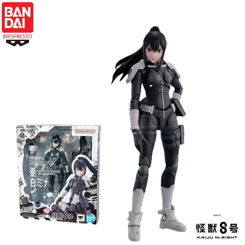 

В наличии 100% оригинальная экшн-фигурка Bandai Banpresto Kaiju No 8 Mina Ashiro, кукла, новая анимационная периферия в штучной упаковке, гараж