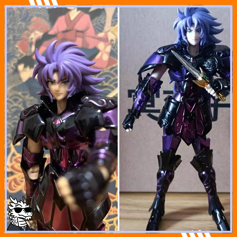

Saint Seiya Myth Cloth EX Gemini Saga Action Figure Damaged Armor Hades Surplice Dark Gold Knights of the Zodiac CS Model Toy