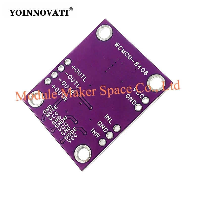 CJMCU-8406 PAM8406 No Interference Stereo Class D Audio Power Amplifier Module Development Board 3W/5W Output Low THD+N