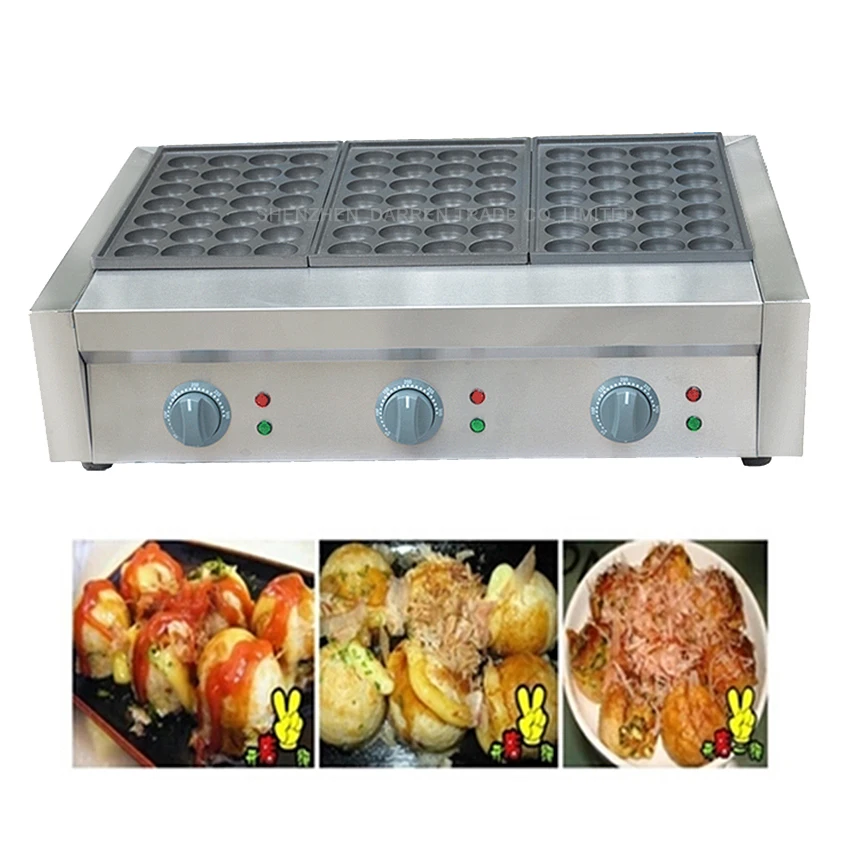 1PC Three Board Electric Fish Furnace FY-3 fish Furnace Chapter Takoyaki Octopus Balls Machinery Equipment