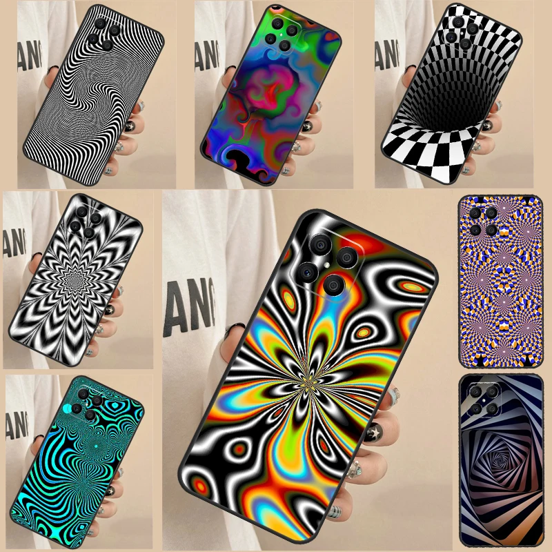 Optical Illusion Print Funda For Nubia Red Magic 8S Pro Plus 6S 7S 6 7 Pro 5G 5S 6R Red Magic 8 Pro Phone Case